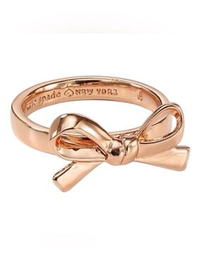 kate spade Rose Gold Bow Knot Ring Size 6